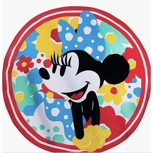 NWT Disney Parks Mickey Mouse Round Beach Towel